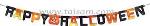 TS69004    4-1/4x67" HAPPY HALLOWEEN FOIL    LETTER BANNER (PUMPKIN)